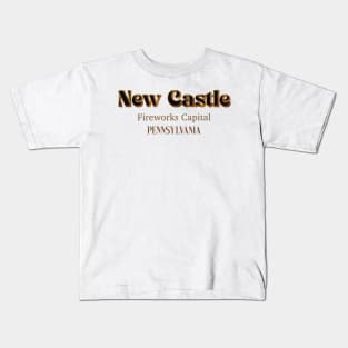 New Castle Fireworks Capital Kids T-Shirt